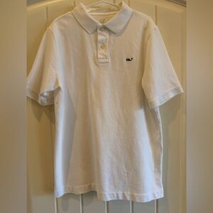Vineyard Vines White Polo Boys Medium